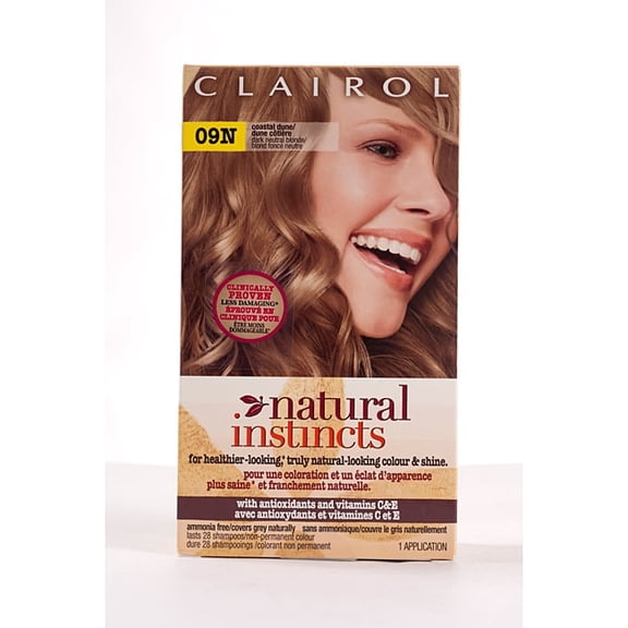 Clairol Natural Instincts #09N Dark Neutral Blonde (Pack of 4)