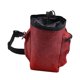 thumbnail image 2 of Bolsa de magnesio para escalada, gran capacidad, con cordón ajustable, para entrenamiento en gimnasio y fitness. Rojo, 2 of 9