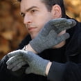 thumbnail image 5 of Guantes de invierno para hombres y mujeres, guantes cálidos para pantalla táctil para clima frío, puños elásticos, tejido elástico 1045, 5 of 5