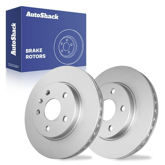 AutoShack Front Vented Coated Brake Rotors 2-PC Set Replacement for 2013-2015 Chevrolet Malibu 2012-2016 Buick LaCrosse 2011-2017 Buick Regal 2016 Chevrolet Malibu Limited ArmorStop 11.65" (296 mm)