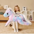 thumbnail image 3 of Peluche de peluche EARTHSOUND, unicornio gigante, 43 pulgadas, 3 of 7