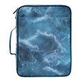 thumbnail image 2 of Haosy Accordion File Organizer Zipper Binder 500 Sheet 6-Tab Expanding File Folder Multi-Pocket 1.2 Inch 3 Ring Ocean Wavea, 2 of 7