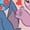 HEATHER PINK, variant on Lilo & Stitch - Two Of Kind - Youth Girls Fitted Short Sleeve T-Shirt