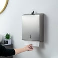 thumbnail image 3 of Paper Towel Dispenser Wall Mount Commercial c-fold/Multi-fold/Tri-fold, Touchless Hand Towel Dispenser with Lock, 3 of 7