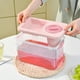 thumbnail image 1 of Dispensador de bebidas de plástico de gran capacidad de 4 L con grifo y tapa | Doble filtración a prueba de fugas para limonada, té helado y bebidas de frutas | Contenedor portátil para fiestas y, 1 of 6