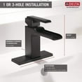 thumbnail image 2 of Delta Ara Single Handle Channel Bathroom Faucet, Chrome, 2 of 5