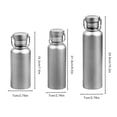 thumbnail image 6 of Titanium Water Bottle Lightweight, Leakproof Wide Mouth Flask for Camping Hiking Cycling, 430ml Reusable Sport Bottle for Outdoor & Daily Hydration, 6 of 9