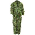 thumbnail image 1 of Traje Ghillie de camuflaje verde salvaje Chaquetas y pantalones con hojas en 3D Conjunto de ropa para cazar, 1 of 10