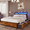Rustic Brown030, variant on Tydimor Queen Bed Frame with 6 Storage Drawers, Metal Platform Bed Frame with 2-Tier Storage Headboard & LED, Built in Charging Station, Noise-Free, No Box Spring Needed, Rustic Brown