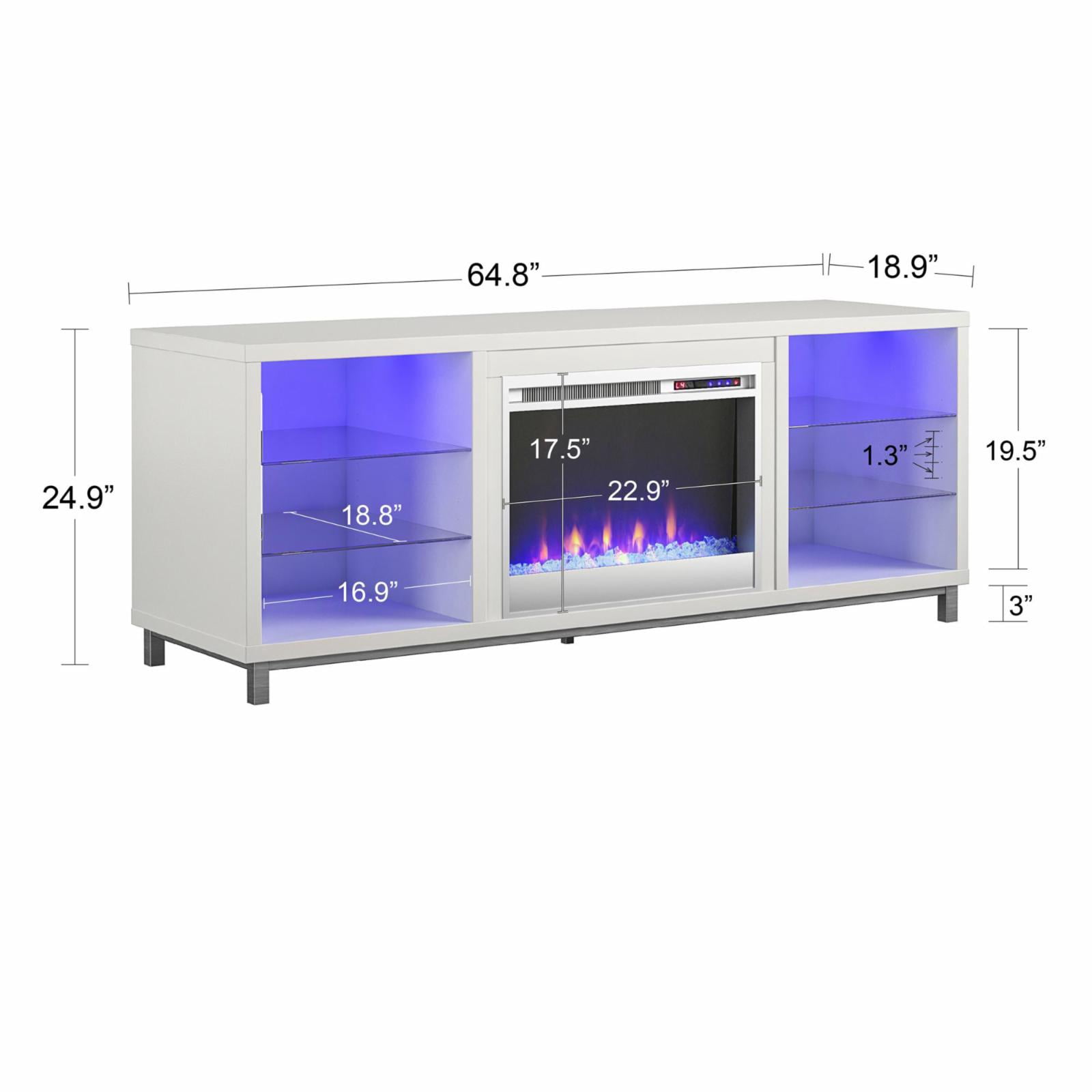 Ameriwood Home Norton Fireplace TV Stand - Walmart.com