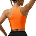 thumbnail image 3 of AherBiu Workout Tank Tops for Women Cropped Racerback Lightweight Stretch Athletic Sleeveless Yoga Top Tees Shirts Activewear, 3 of 3