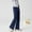 Navy, variant on Sweatpants for Teen High Waist Flare Wide Leg Lined Athletic Joggers with Pockets Girl Sweatpants 14-15 Years