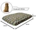 thumbnail image 2 of Autumn Pet Bed, Leaf Branches Motif Midcentury Geometric Retro Forest Foliage Twigs Flower, Resistant Pad for Dogs and Cats Cushion with Removable Cover, 24" x 39", Brown Teal Mustard, by Ambesonne, 2 of 4