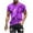 Purple, variant on WAENQINLA Summer Shirts for Men Muscle Fit Short Sleeve Crewneck Shirts Stylish Print Graphic Tee Shirts Casual Pullover