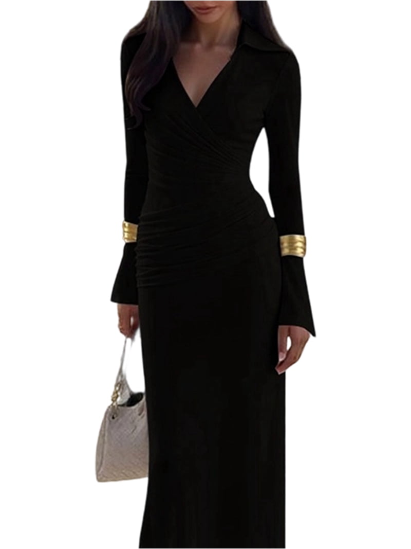 black semi formal maxi dress Lna black embellished semi-sheer maxi dress