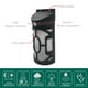 thumbnail image 5 of Luz solar Luz de inundación LED para exteriores | Lámpara de seguridad inalámbrica resistente al agua IP65 con energía solar | Batería de litio incorporada | Sensor de movimiento | ABS moderno |, 5 of 6