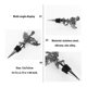 thumbnail image 2 of unbranded Tapones Para Botella De Vino En Silicona Y Acero Grado Alimenticio Negro, 2 of 8