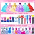 thumbnail image 2 of Armario de Muñecas Estilo Brillante con Ropa y Accesorios 70 Piezas, 2 of 7