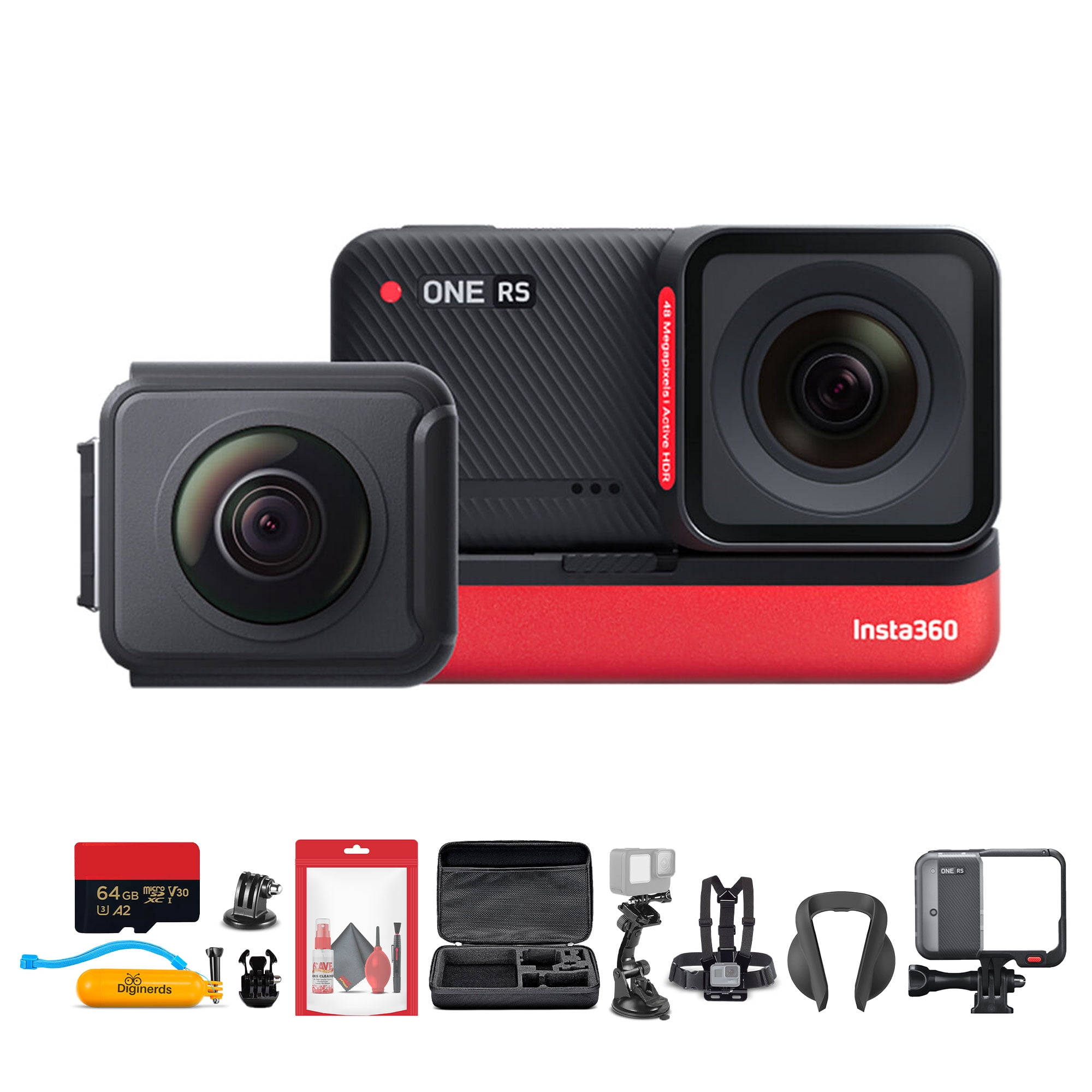 Insta360 ONE RS Twin Edition Waterproof 4K 60fps Action Camera