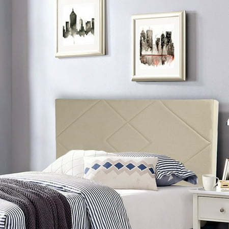 Headboard Fabric Upholstered Full/Queen Size Headboard With Modern Linen Tufted Heavy Duty With