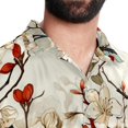 thumbnail image 5 of Tree Men's Short Sleeve Button Down Hawaiian Shirts for Summer Beach Casual Printed Style, 5 of 6