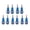 Blue, variant on YAHHU 10Pcs J.40003 2mm Banana Jack Panel Socket Extended Post Plug Adapter for Electronic Instrument Red