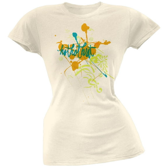 Hot Hot Heat Women's Juniors Paint Short Sleeve T Shirt