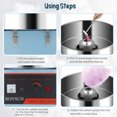 thumbnail image 3 of ROVSUN Cotton Candy Machine Maker 21 Inch Stainless Steel Bowl, Electric Candy Floss Maker Machine w/Sugar Scoop and Large Storage Drawer for Commercial Home Party Carnival, Blue, 3 of 8