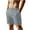 A2 Gray, variant on snilers Men's Beach Shorts Casual Corduroy Elastic Waist Drawstring Classic Comfortable Athletic Short with Pockets