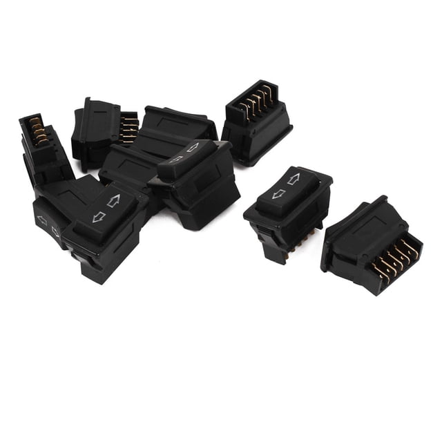 Interruptor de Elevalunas Momentáneo DPDT Unique Bargains 12VDC 6 Patillas