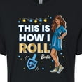 thumbnail image 3 of Barbie - This is How I Roll Holiday - Juniors Cropped Cotton Blend T-Shirt, 3 of 5