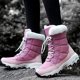 thumbnail image 1 of Botas de nieve de plataforma de tubo medio antideslizantes de terciopelo para exteriores de invierno para mujer de Herrnalise Selecciones flash, 1 of 7