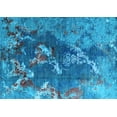 thumbnail image 1 of Ahgly Company Indoor Rectangle Oriental Light Blue Industrial Area Rugs, 4' x 6', 1 of 4