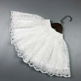thumbnail image 5 of Gbsyewxs Mardi Gras Outfit For Girls Tutu Tulle Princess Girl Skirts Floral Print Elastic Waistband Carnival Performance Toddler Girl Skirts White Size 5-6 Years, 5 of 9