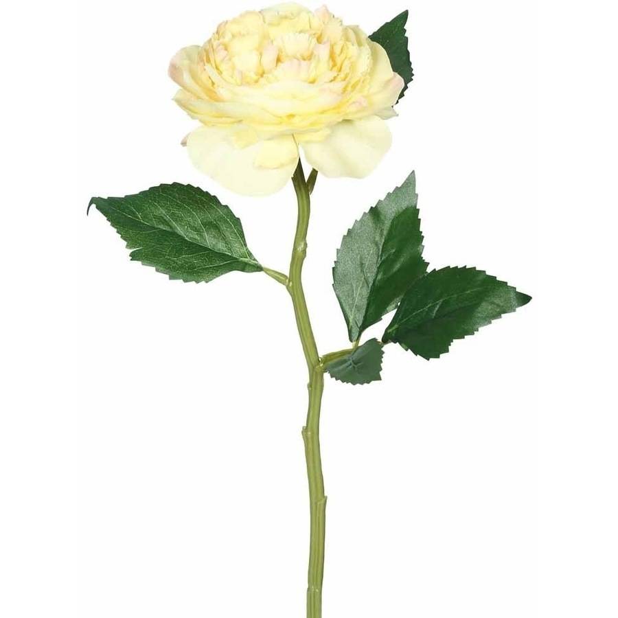 Vickerman 13" Artificial Yellow Rose Stem (6 Per Pack)
