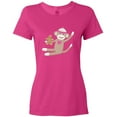 thumbnail image 3 of Inktastic Sock Monkey Gingerbread Women's T-Shirt, 3 of 5