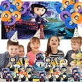 thumbnail image 4 of Coraline Cake Topper Cupcake Set Party Supplies Decoration Birthday Decor Kit, 4 of 4