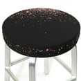 thumbnail image 6 of Goofa Rose Gold Glitter1 Printed Stool Covers Round, Waterproof Round Bar Stool Covers Anti-Slip Round Bar Stool Seat Cover with Elastic Bands Durable -12 inch, 6 of 7