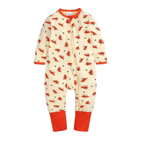 

FREE RETURN/REPLACEMENT GUARANTEE Juebong Newborn Baby Boys Girls Long-sleeve Cartoon Romper Jumpsuit Clothes Outfits Yellow 18-24 Months