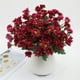 thumbnail image 1 of Flores artificiales rojas, blancas, amarillas, rosas y naranjas | Flores artificiales de plástico para decoración del hogar | Ramo decorativo de 31 cm para uso en interiores y exteriores, 1 of 6
