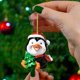 thumbnail image 4 of Xihbxyly Juego de Adornos para Árbol de Navidad, Mini Colgantes, Adornos Acrílicos de Papá Noel y Muñeco de Nieve, Fáciles de Colgar, Versátiles para El Hogar, La Oficina y Fiestas Navideñas, 32 Piez, 4 of 7