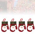 thumbnail image 2 of 4 piezas de guantes navideños, cortador y tenedores, bolsa para cubiertos, bolsas de regalo de dulces, decoración navideña (Santa Claus), 2 of 8