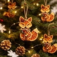 thumbnail image 6 of Dried Orange Slice Christmas Ornament Animal Shaped Natural Hanging Tree Decor Design D, 6 of 7