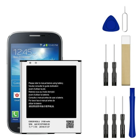Replacement Battery EB535163LU EB535163LZ EB535163LA For Samsung Galaxy Grand Duos i9082 GT-i9082 Tool
