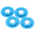 thumbnail image 2 of 4 piezas RC pinza de freno RC rueda de simulación disco de freno de aluminio para rueda de 1,9 pulgadas 1/10 RC Crawler Car azul, 2 of 10