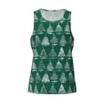 thumbnail image 4 of Gaeub Christmas Trees Men's Athletic Tank Top, Workout Sleeveless Shirts, Running Tank Tops for Gym, Running, Training - Small, 4 of 9