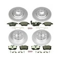 thumbnail image 2 of Power Stop Front and Rear Euro-Stop ECE-R90 Certified Brake Pad and Rotor Kit ESK5749 Fits 2014 Volkswagen Jetta, 2 of 5