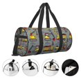 Easygdp Funny Construction Travel Duffle Bag,Carry on Bag Travel Bags