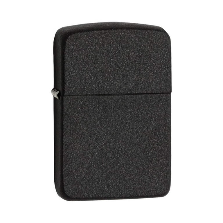 Zippo 1941 Replica Lighter, Black Crackle Finish, Windproof