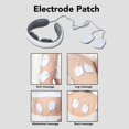 thumbnail image 4 of Electric Pulse Neck Massager 6 Modes 9 Strength Hot Compress Vibration Neck Muscle Massage Machine White, 4 of 5